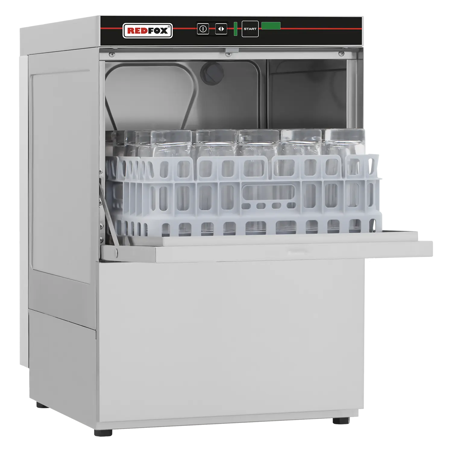 Undercounter dishwasher single skin 35x35 - 230 V | REDFOX - QQI 37